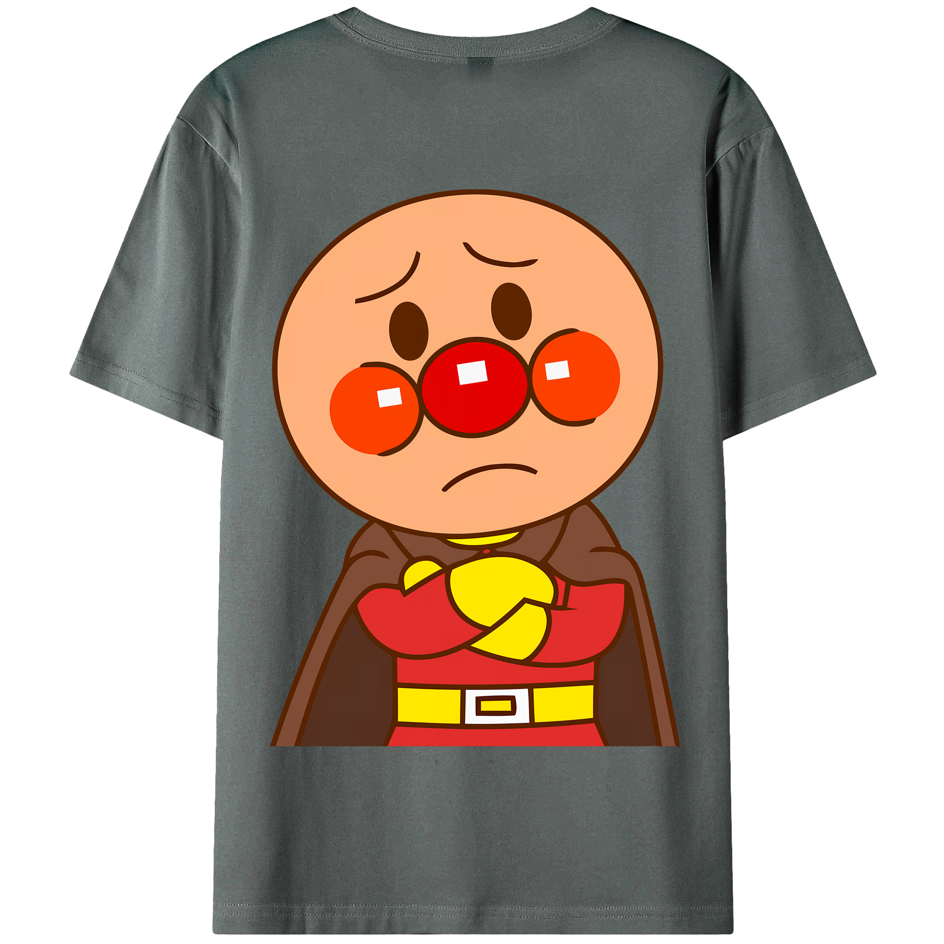 （画像用） アンパンマン Anpanman 綿100％半袖Tシャツ（背面プリント）